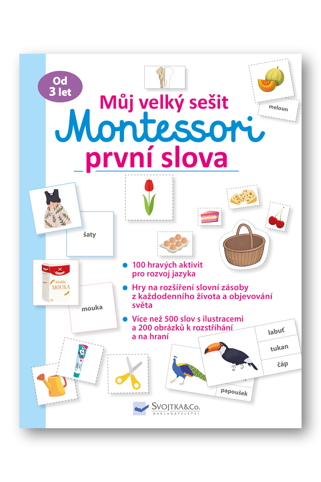 Můj velký sešit Montessori první slova