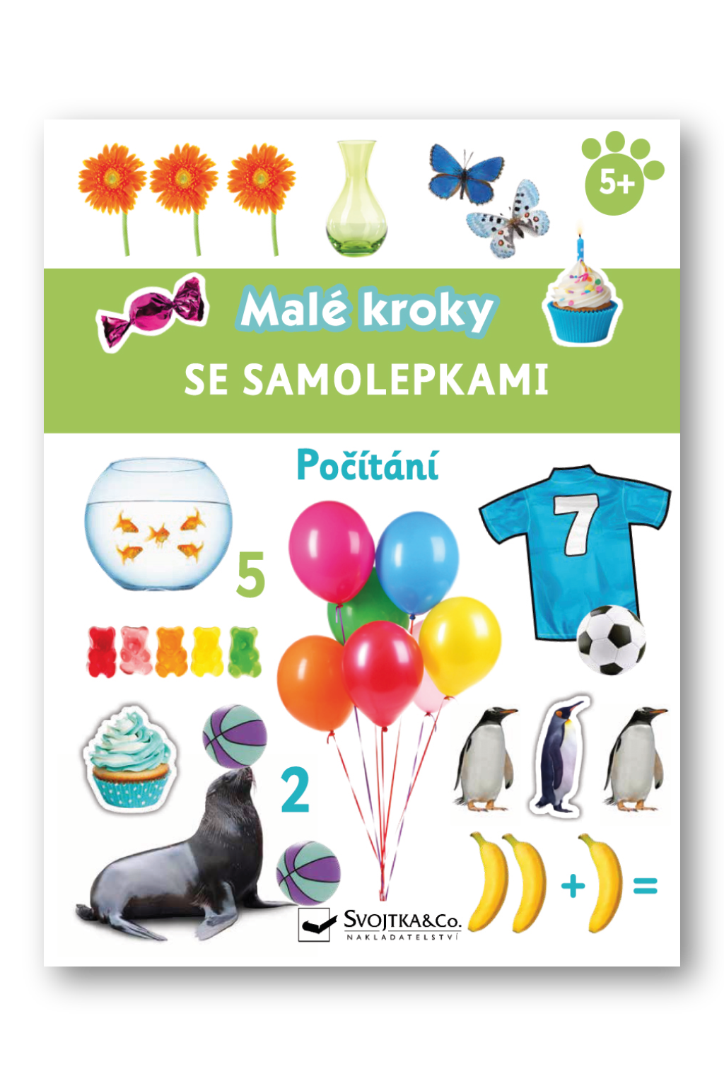 Počítání - Malé kroky se samolepkami 5+