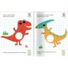 6600 Samolepky krok za krokem Dinosauri 1