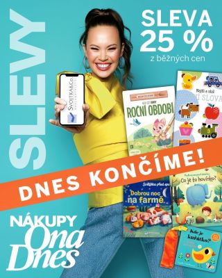 ⏰ Poslední šance! Akce Ona Dnes končí už DNES 🩵­ A to znamená jediné — pokud jste ji chtěli využít, teď je 𝐭𝐚 𝐩𝐫𝐚𝐯𝐚́...