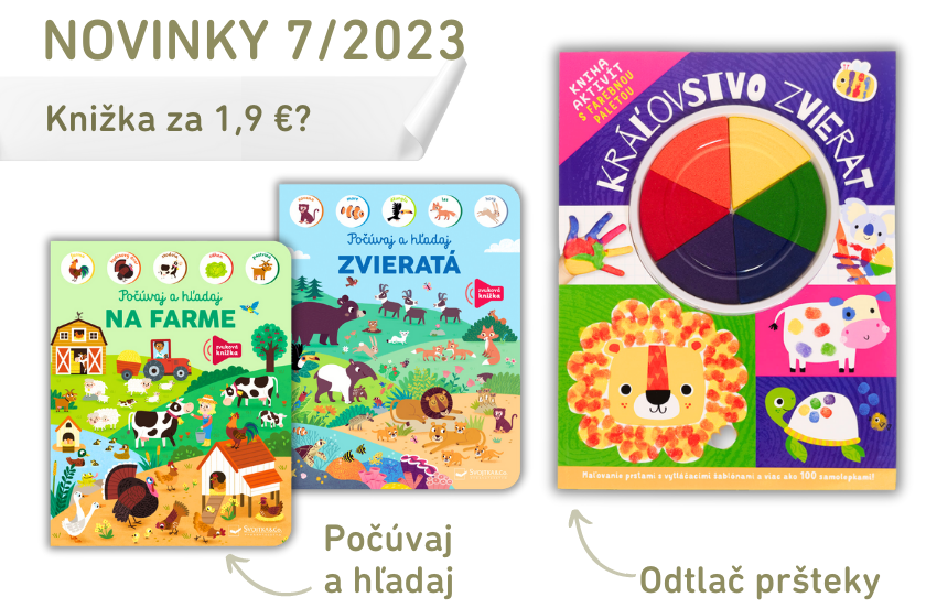 Zvukové novinky a odtláčanie s témami, ktoré deti milujú