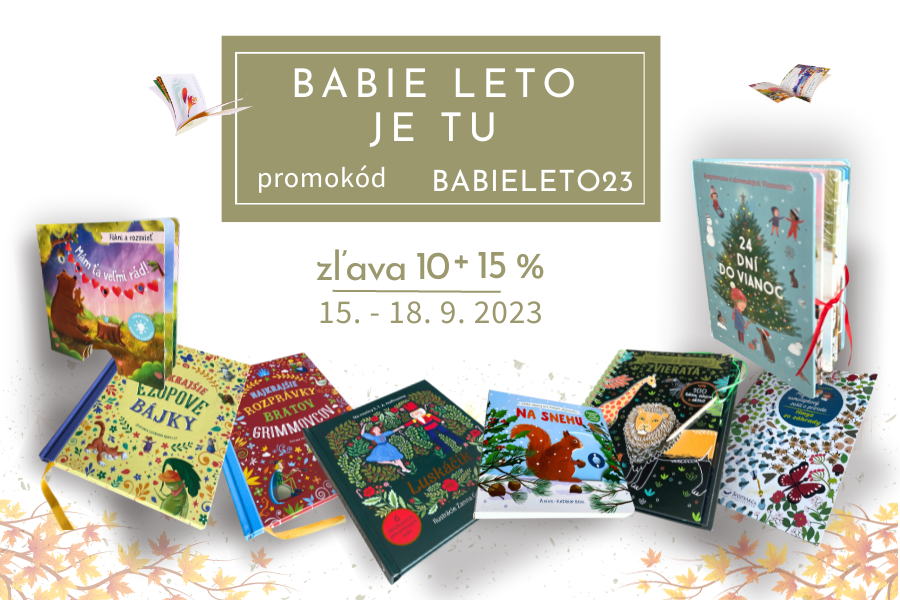 Privítajte babie leto 15% zľavou na knihy