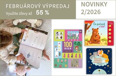 Štartuje výpredaj detských kníh – knižné novinky február 2026