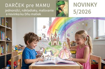 Jednorožce, nákladiaky a maľovanie bez neporiadku – knižné novinky máj 2026