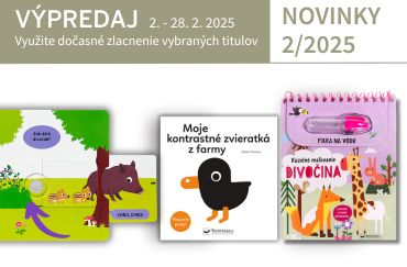 Vo februári maľujeme vodou a štartujeme veľký výpredaj kníh