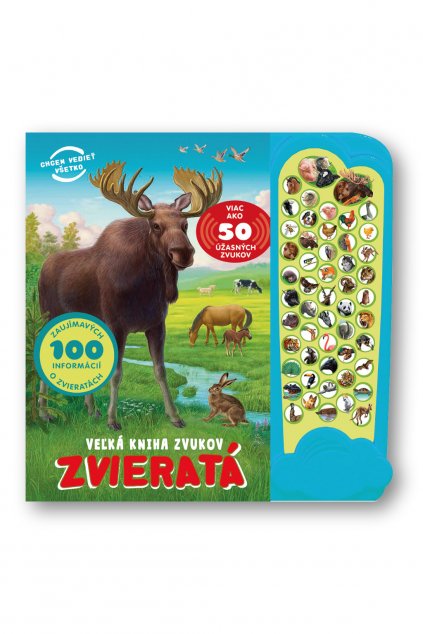 34077 Veľká kniha zvukov ZVIERATÁ-obalka