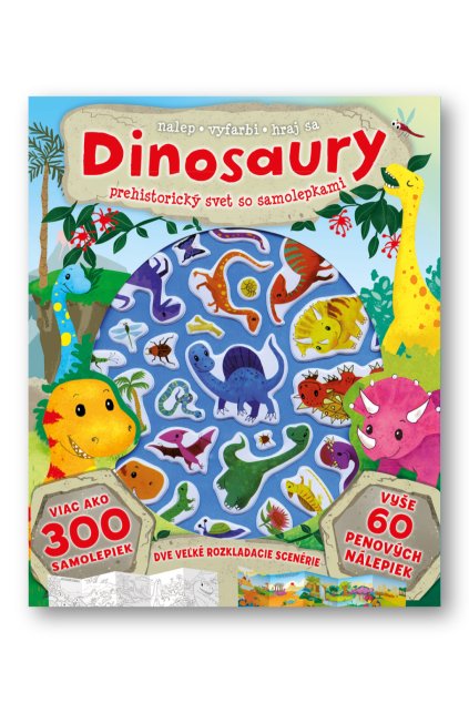 Dinosaury – prehistorický svet so samolepkami