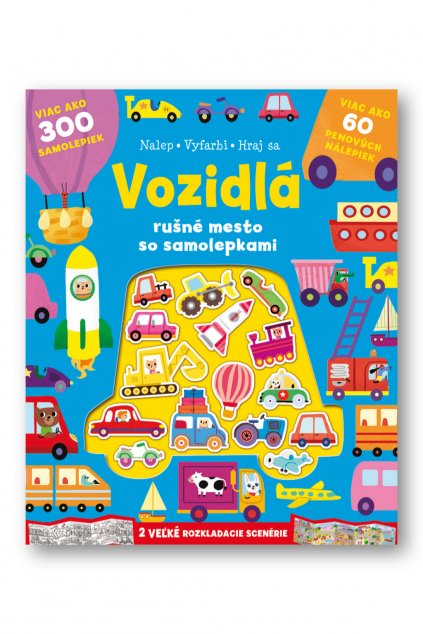 Vozidlá rušné mesto so samolepkami