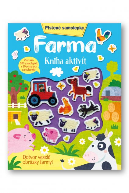 Plstené samolepky Farma kniha aktivít