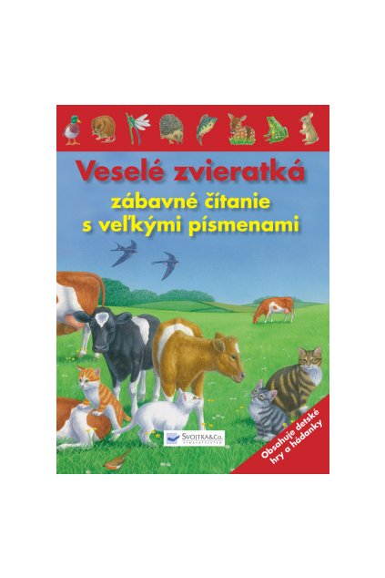 Veselé zvieratká - zábavné čítanie s veľkými písmenami