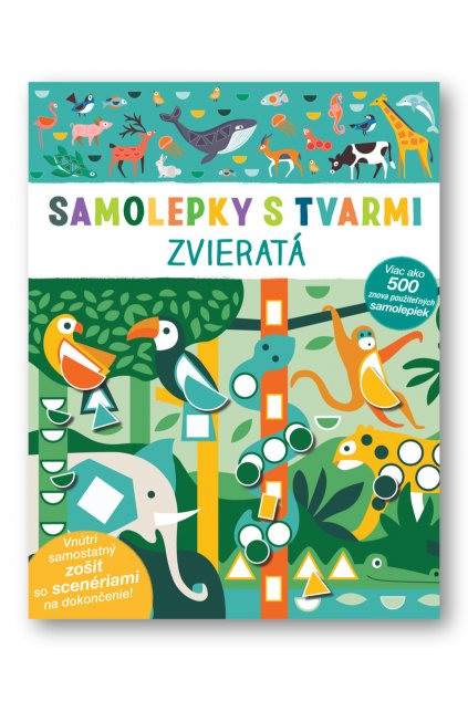 Samolepky s tvarmi Zvieratá - obálka