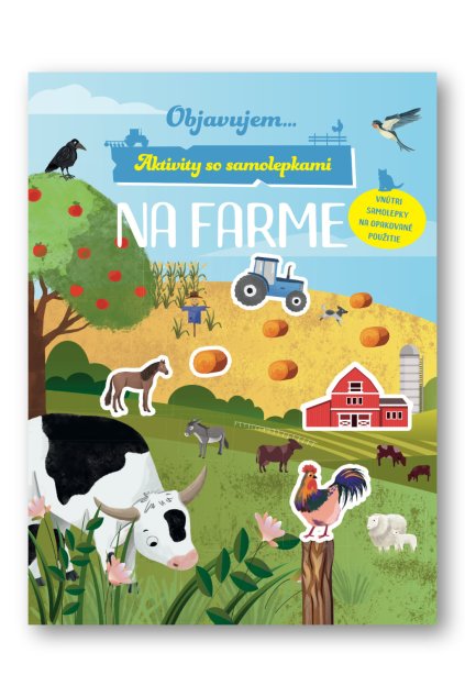 36948 Objavujem... Na farme Aktivity so samolepkami OBALKA