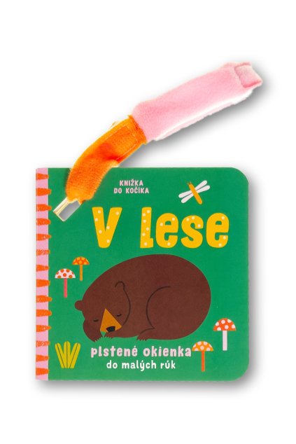 36958 Knizka do kocika V lese plstene okienka do malych ruk OBALKA