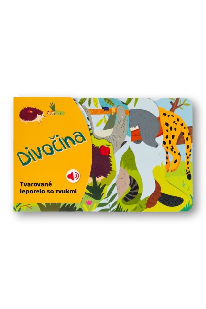 36986 Tvarovane leporelo so zvukmi Divocina OBALKA