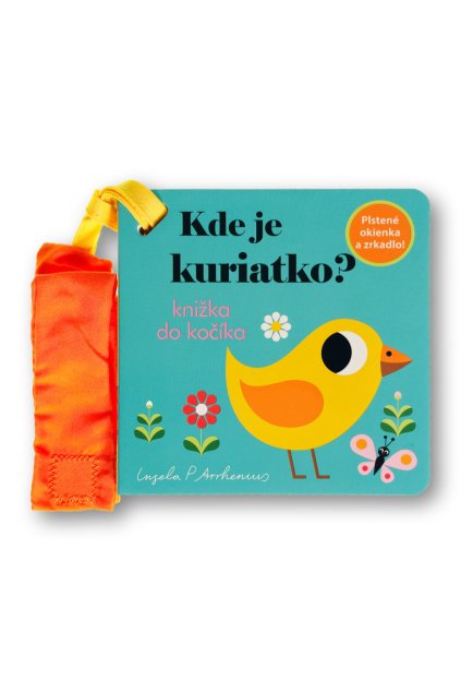 36570 Kde je kuriatko knizka do kocika s plstenymi okienky a zrkadlom OBALKA