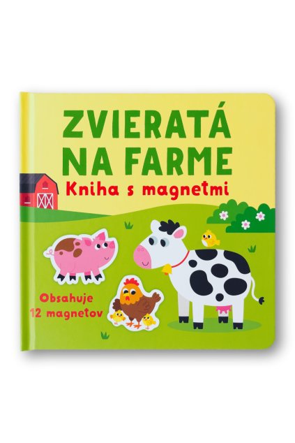 37048 Zvierata na farme Kniha s magnetmi OBALKA