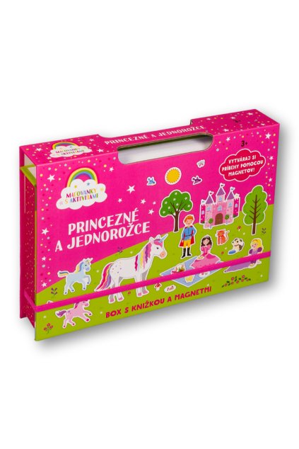 36994 Princezne a jednorozce Box s knizkou a magnetmi OBALKA