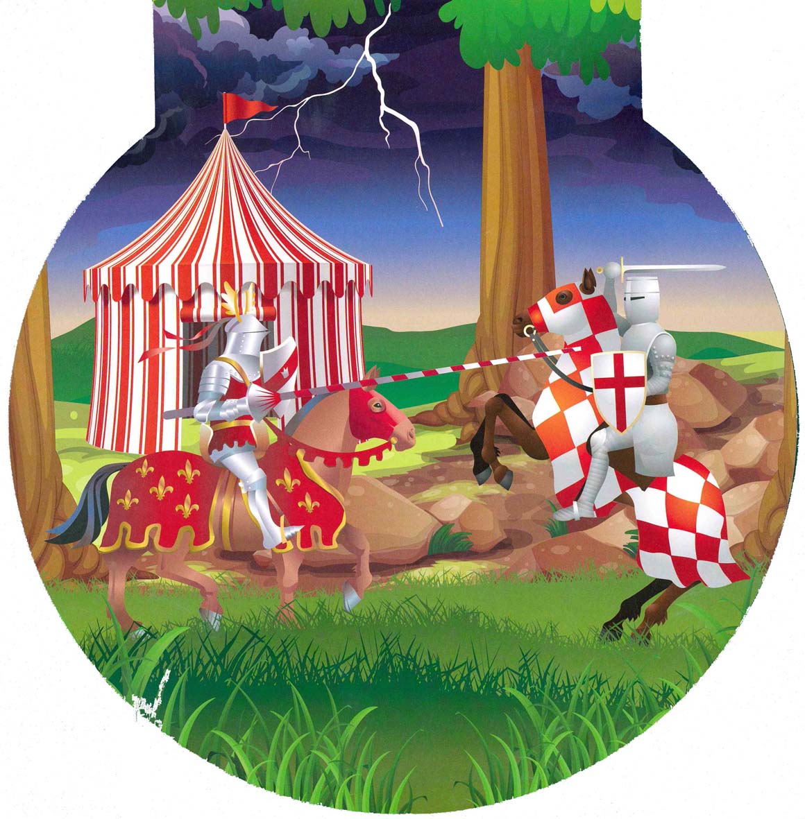 TEAMBOYS Knights Colour! – štít