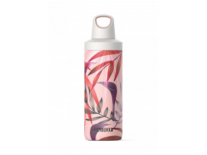 water bottle reno insulated 500ml trumpet flower front 7