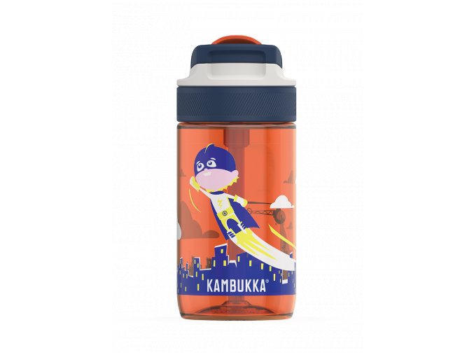 kids water bottle lagoon 400ml flying superboy back