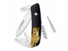 10134 swiza svycarsky kapesni nuz tt03 leopard wildlife