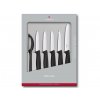 28370 sada nozu na zeleninu se skrabkou victorinox swiss classic 6 ks cerna 6 7113 6g