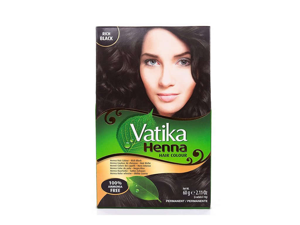 VATIKA Henna Rich Black Hair Colour 6x10g - Swagat Indian Grocers VATIKA Henna Rich Black Hair Colour 6x10g - Swagat Indian Grocers
