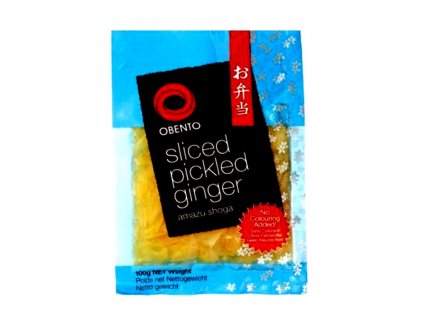 OBENTO Sliced Pickled White Ginger 100g