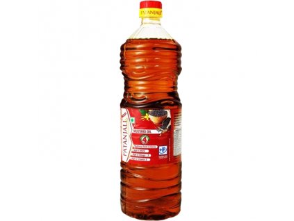 PATANJALI Kachi Ghani - čístý hořčičný olej 1L