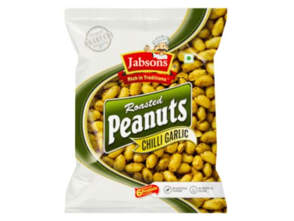 Jabsons Roasted Peanuts Chilly Garlic 140g