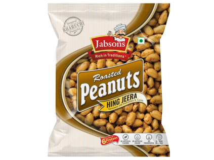Jabsons Roasted Peanuts Hing Jeera 140G