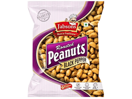 Roasted Peanuts Black Pepper 140g Jabsons