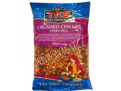 Extra pálivé drcené čili (Extra Hot Crushed Chillies), TRS 750g