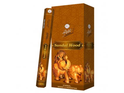 FLUTE Sandalwood  Incense Sticks 20pcs