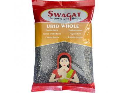 Urid Whole - čočka Urid celá, SWAGAT 2kg