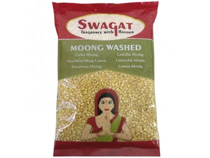 Moong Dall Washed - čočka Mung loupaná, SWAGAT 2kg