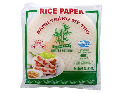 TUFOCO Rýžový papír na jarní závitky 400g / 22cm