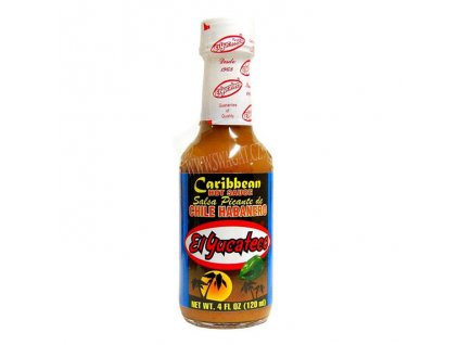 El YUCATECO Caribbean Salsa Picante de Chile Habanero 120ml