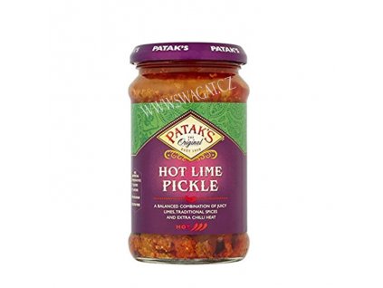 Naložená limetka pálivá (Lime Pickle Hot), PATAK`S 283g