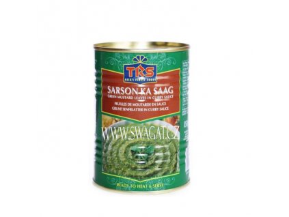SARSON KA SAAG - Zelené listy hořčice v kari omáčce (Green Mustard Leaves in Curry Sauce), TRS 400g
