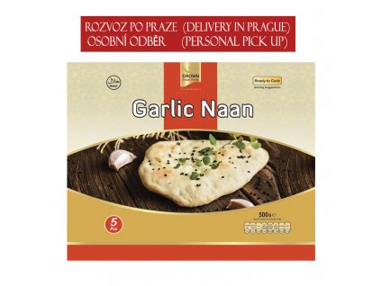 CROWN Garlic Naan 500g (5psc)