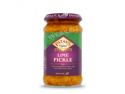 Naložená limetka středně pálivá (Lime Pickle Medium), PATAK`S 283g