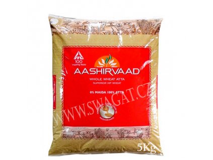 AASHIRVAAD Atta-Celozrnná pšeničná mouka 5kg