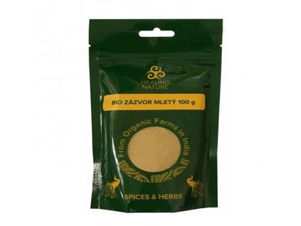 HEALING NATURE BIO Zázvor mletý 100g