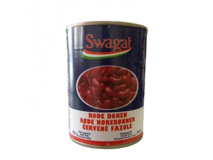 SWAGAT Konzervované červené fazole 400g