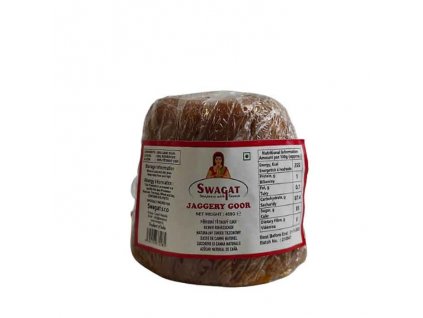 SWAGAT Natural Cane Sugar Jaggery Goor 450g