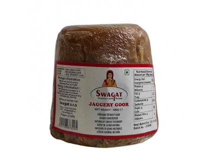 SWAGAT Natural Cane Sugar Jaggery Goor 900g