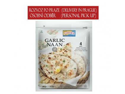 ASHOKA Garlic Naan 340g (4psc)