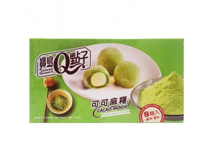 TAIWAN DESSERT Japonské kakaové Mochi matcha 80g