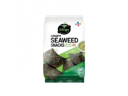 BIBIGO Crispy Seaweed Snack Wasabi 5g